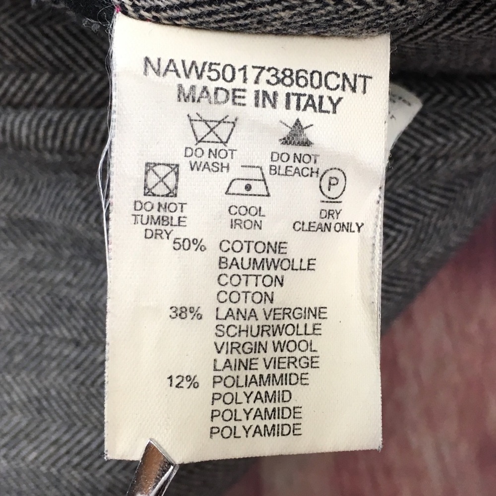 ⭐️FAY Virginia Gray Wool Blend Coat size Small - Picture 8 of 12